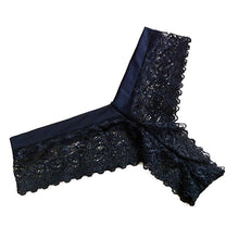 Load image into Gallery viewer, Women Lingerie Panties 2016 Sexy Lace V-string Briefs Thongs G-string Underwear