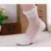 Load image into Gallery viewer, Women Lace Ruffle Ankle Sock Hot Sale Ultrathin Transparent Beautiful Crystal Lace Elastic Short Ankle Length BK Transparent