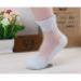Load image into Gallery viewer, Women Lace Ruffle Ankle Sock Hot Sale Ultrathin Transparent Beautiful Crystal Lace Elastic Short Ankle Length BK Transparent