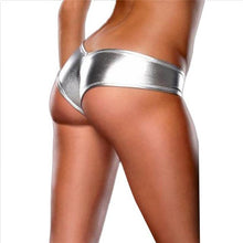 Load image into Gallery viewer, Solid Women G-String Sexy Underwear Women Bare Imitation Leather Underpants Lingerie Lady Thongs calcinha