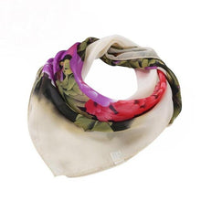 Load image into Gallery viewer, Feitong Fashion Chiffon Square Scarf For Women 60*60cm Flower Printing Profession Head Wrap Kerchief Neck Shawl hijab scarf