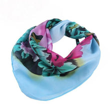 Load image into Gallery viewer, Feitong Fashion Chiffon Square Scarf For Women 60*60cm Flower Printing Profession Head Wrap Kerchief Neck Shawl hijab scarf