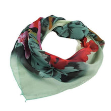Load image into Gallery viewer, Feitong Fashion Chiffon Square Scarf For Women 60*60cm Flower Printing Profession Head Wrap Kerchief Neck Shawl hijab scarf