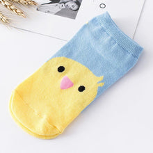 Load image into Gallery viewer, 1Pairs Women Funny Socks Elasticity Comfortable Cartoon Animal Partten Cute Sock Slippers Short  Ankle Socks