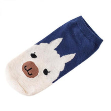 Load image into Gallery viewer, 1Pairs Women Funny Socks Elasticity Comfortable Cartoon Animal Partten Cute Sock Slippers Short  Ankle Socks
