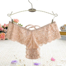 Load image into Gallery viewer, Women Cotton Briefs Sexy Lace Panties Seamless Breathable Hollow low-Rise Girl Underwear High Quality
