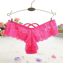 Load image into Gallery viewer, Women Cotton Briefs Sexy Lace Panties Seamless Breathable Hollow low-Rise Girl Underwear High Quality