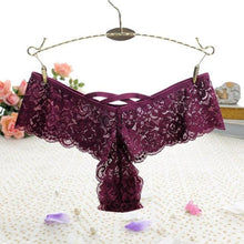 Load image into Gallery viewer, Women Cotton Briefs Sexy Lace Panties Seamless Breathable Hollow low-Rise Girl Underwear High Quality