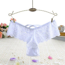 Load image into Gallery viewer, Women Cotton Briefs Sexy Lace Panties Seamless Breathable Hollow low-Rise Girl Underwear High Quality