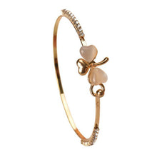 Load image into Gallery viewer, Fashion New Women Jewelry Crysta leaves Cuff Wrist Bangles &amp; Bracelets Good Luck as gift