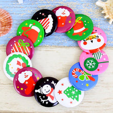 Load image into Gallery viewer, Christmas Brooch Badge Suit Hats Corsets Brooches Decoration Christmas Pendant Decorative articles Tinplate Badge Brooch #30