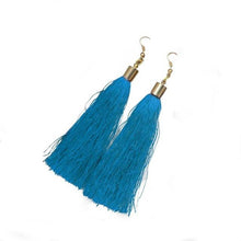 Load image into Gallery viewer, 2016 new arrival Bohemian Earrings Women Long Tassel Fringe Boho Dangle Earrings Alloy Wire Earrings accessories ornamentation