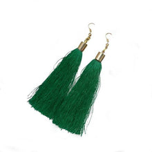 Load image into Gallery viewer, 2016 new arrival Bohemian Earrings Women Long Tassel Fringe Boho Dangle Earrings Alloy Wire Earrings accessories ornamentation