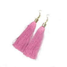 Load image into Gallery viewer, 2016 new arrival Bohemian Earrings Women Long Tassel Fringe Boho Dangle Earrings Alloy Wire Earrings accessories ornamentation
