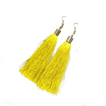 Load image into Gallery viewer, 2016 new arrival Bohemian Earrings Women Long Tassel Fringe Boho Dangle Earrings Alloy Wire Earrings accessories ornamentation