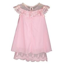 Load image into Gallery viewer, Girls Party and Wedding Dresses 2017 Summer Baby Girls Costume Kids Dress with Pearls Reine Fes Neiges Lace Princess Dress 3-7Y