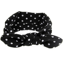 Load image into Gallery viewer, Fashion Cute Cat Ears headband Rabbit Ears Elastic Wave Point Bowknot Headband Dots Hot Sale Girls hairband Wolesale