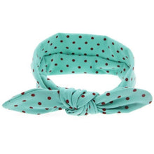 Load image into Gallery viewer, Fashion Cute Cat Ears headband Rabbit Ears Elastic Wave Point Bowknot Headband Dots Hot Sale Girls hairband Wolesale
