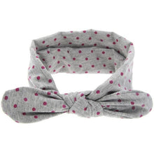 Load image into Gallery viewer, Fashion Cute Cat Ears headband Rabbit Ears Elastic Wave Point Bowknot Headband Dots Hot Sale Girls hairband Wolesale
