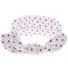 Load image into Gallery viewer, Fashion Cute Cat Ears headband Rabbit Ears Elastic Wave Point Bowknot Headband Dots Hot Sale Girls hairband Wolesale