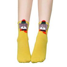 Load image into Gallery viewer, Christmas Women Girl Sport Socks Unisex Cotton Soft Breathable Warm Yoga Socks Christmas cartoon medal socks #XTJ