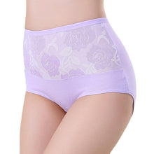 Load image into Gallery viewer, High Waist Cotton Women Briefs Sexy Healthy Panties Underwear Plus Size PP/L