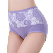 Load image into Gallery viewer, High Waist Cotton Women Briefs Sexy Healthy Panties Underwear Plus Size PP/L
