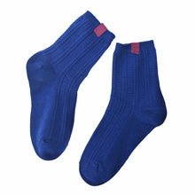 Load image into Gallery viewer, Feitong Warm Winter Socks Women Lady knitting Design Multi-Color Casual Solid harajuku socks  Female Happy Sock Calcetines Meias