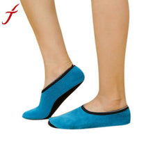 Load image into Gallery viewer, Hot Sale Winter Thick Socks Women Girls Non Slip Slipper Fleece Warm Gripper Slippers Slip-Resistant Bottom Sole Ankle Socks
