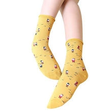 Load image into Gallery viewer, Feitong Free Size Socks Christmas Women Girl Casual Santa Claus Socks Cute Unisex Soft Cotton Breathable Warm Socks calcetines
