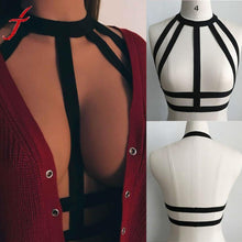 Load image into Gallery viewer, Hollow Out Bra 2017 Women Sexy Bandage Adjustable Bra Cage Top Triangle Bralette Unpadded Lingerie Bustier