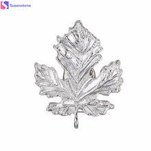 Load image into Gallery viewer, 2016 new arrival Korean Women Maple Leaf Alloy Corsage Brooch Collar Pin Jewelry 2  colours fashion ornamentation high quality