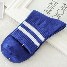 Load image into Gallery viewer, Feitong Creative Lover's Socks Women Men Hip Hop Unisex Harajuku Stripe Cotton Skateboard Sock Comfortable Patchwork Socks