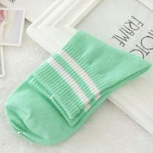 Load image into Gallery viewer, Feitong Creative Lover's Socks Women Men Hip Hop Unisex Harajuku Stripe Cotton Skateboard Sock Comfortable Patchwork Socks
