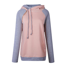 Load image into Gallery viewer, Women's Funnel Neck Collar Oblique Zipper Casual Tunic Long Sleeve Hoodie Pullover Sweatshirt for Autumn Winter