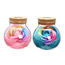 Load image into Gallery viewer, Rose Wish Bottle Handmade Eternal Never Withered Flower With Remote Control 7 Color LED Light Bottle Gift for Valentine's Day Mother's Day Anniversary Birthday Wedding
