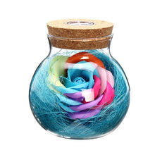 Load image into Gallery viewer, Rose Wish Bottle Handmade Eternal Never Withered Flower With Remote Control 7 Color LED Light Bottle Gift for Valentine's Day Mother's Day Anniversary Birthday Wedding