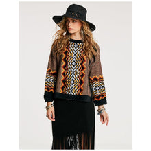 Load image into Gallery viewer, Lantern Sleeve Black Knitted Top
