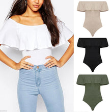 Load image into Gallery viewer, Fashion Flouncing Boat Neck Jumpsuit Elegant Undergarments for Women