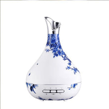Load image into Gallery viewer, 300ml Aroma Essential Oil Diffuser Ultrasonic Air Humidifier purifier with Wood Grain LED Lights for Office Home Bedroom