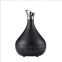 Load image into Gallery viewer, 300ml Aroma Essential Oil Diffuser Ultrasonic Air Humidifier purifier with Wood Grain LED Lights for Office Home Bedroom