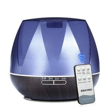 Load image into Gallery viewer, 550ml Air Humidifier Essential Oil Diffuser Ultrasonic Cool Mist Humidifier LED Night Light for Office Home Bedroom Living Room