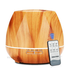 Load image into Gallery viewer, 550ml Air Humidifier Essential Oil Diffuser Ultrasonic Cool Mist Humidifier LED Night Light for Office Home Bedroom Living Room