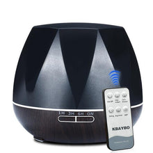 Load image into Gallery viewer, 550ml Air Humidifier Essential Oil Diffuser Ultrasonic Cool Mist Humidifier LED Night Light for Office Home Bedroom Living Room
