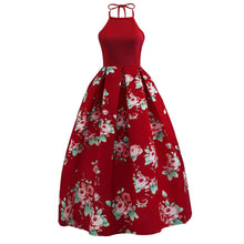 Load image into Gallery viewer, Sexy Women Floral Printed Long Dress Sleeveless Party Evening Beach Maxi Dress