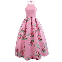 Load image into Gallery viewer, Sexy Women Floral Printed Long Dress Sleeveless Party Evening Beach Maxi Dress