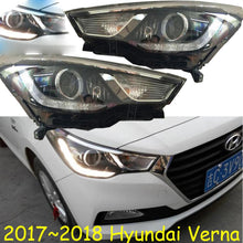 Load image into Gallery viewer, HID,2017~2018,Car Styling,verna Headlight,Solaris,accent,Elantra,Genesis,i10,i20,santa fe,tucson,veracruz,lantra;verna head lamp