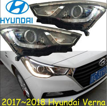 Load image into Gallery viewer, HID,2017~2018,Car Styling,verna Headlight,Solaris,accent,Elantra,Genesis,i10,i20,santa fe,tucson,veracruz,lantra;verna head lamp