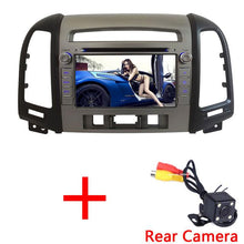 Load image into Gallery viewer, 7'' Quad Core 2GB RAM Android 7.1.2 WiFi BT 4G Car multimedia player GPS Capacitive Screen For Hyundai SANTA FE 3 Hole 2006-2012