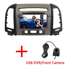 Load image into Gallery viewer, 7'' Quad Core 2GB RAM Android 7.1.2 WiFi BT 4G Car multimedia player GPS Capacitive Screen For Hyundai SANTA FE 3 Hole 2006-2012